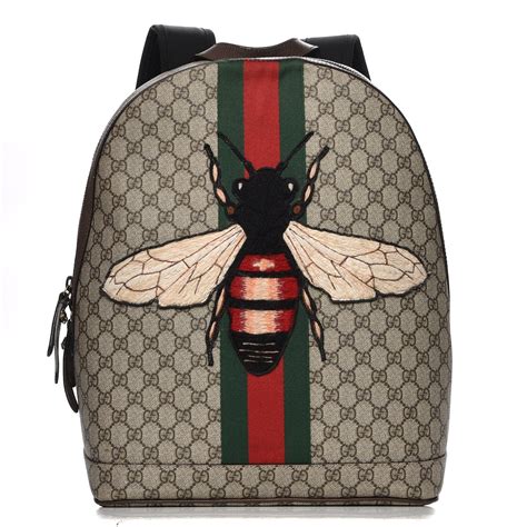 gucci backpack supreme bees|Gucci gg monogram backpack.